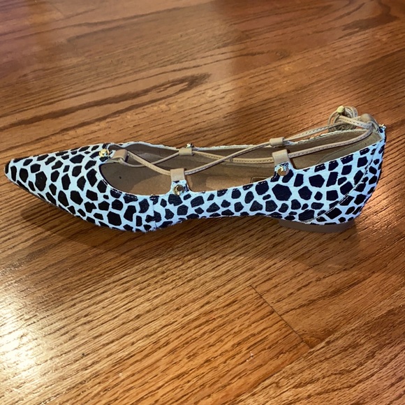 GENTLY USED HALOGEN OWEN GENUINE CALF HAIR FLATS - Picture 8 of 14